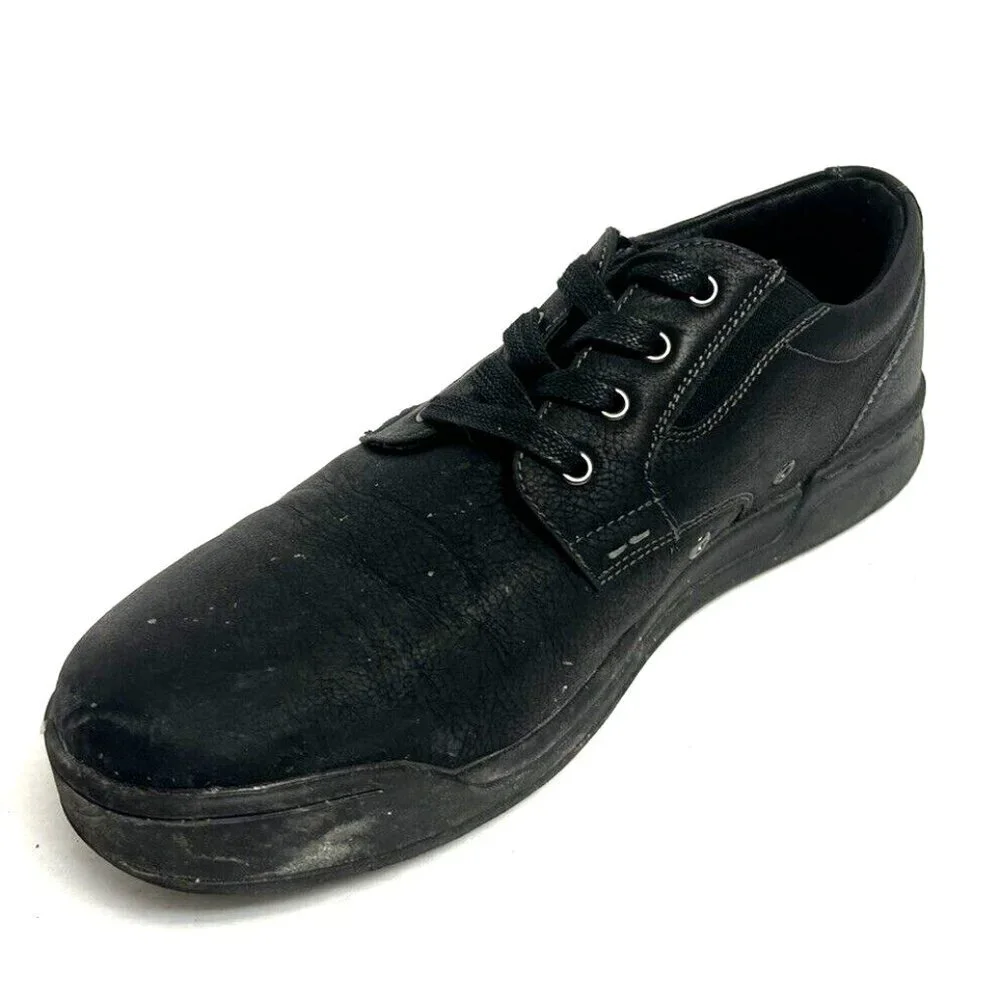 Nunn Bush Men's Tour Work Plain Toe Oxford Black, Size 9.5W